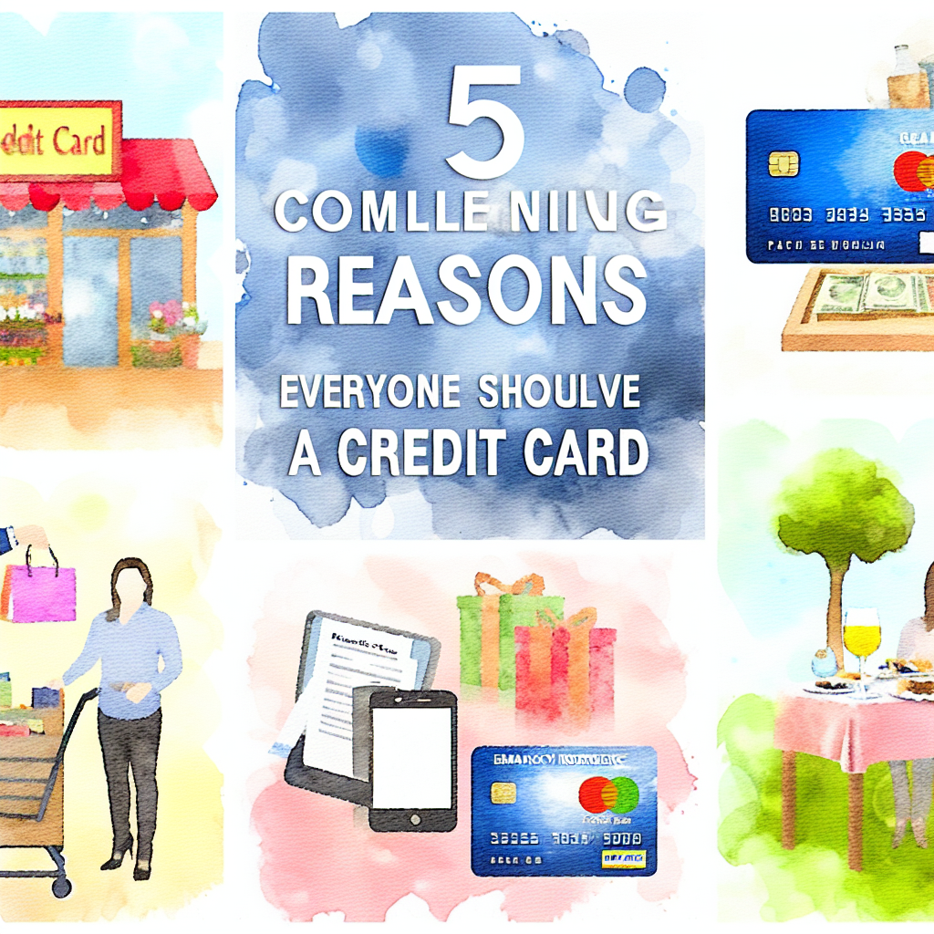 5 Compelling Causes Everybody Ought to Have a Credit score Card